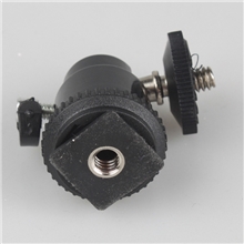 1/4英寸螺丝接口数码相机摄影球型云台带热靴接口摄影器材