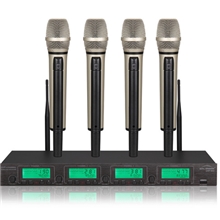 UHF-802一拖四无线麦克风UH频段麦克风无线话筒k歌麦克风