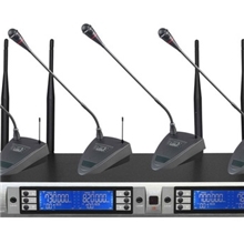 SF-2004UHFPLL一拖四,红外对频无线会议麦克风,无线会议系统