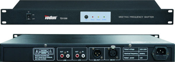 防啸叫反馈抑制器【智能音频处理器托顿TD1300防啸叫反馈抑制器