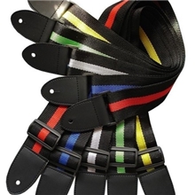 厂家供应民谣吉他背带（纯黑色）单肩背带批发