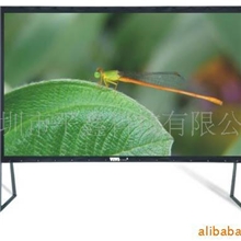 DILONE快速折叠幕/正投屏幕/背投投影幕/框架幕/实体店