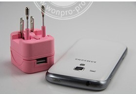普罗万全球通手机充电2.1A转换器WAT-USB-2-6