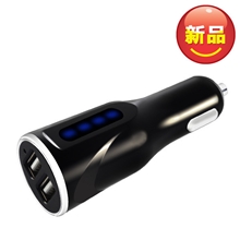 HCET万能手机汽车车载充电器双USB2.1A车充智能车充