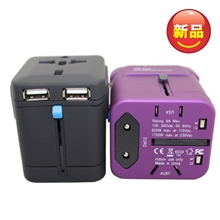 双USB多功能旅行转换插头2.1AdualUSBtraveladapter出国必备