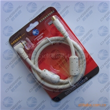 Choseal/秋叶原Q-369数字高清电视射频线1.5米闭路线电视线