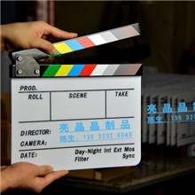 亚克力彩色场记板导演板