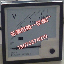指针式51L6-V交流电压表AC450V，外形96*96，开孔92*92