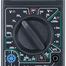 数字万用表全能型DT838有温度有短路功能测试（DT-838)