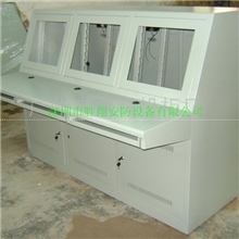 广西三联19寸监控中心操作台琴式操作台价格柳州控制操作台厂家