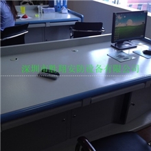 供应广西视频监控操作台机柜/两联监控操作控制台/三联监控工作台