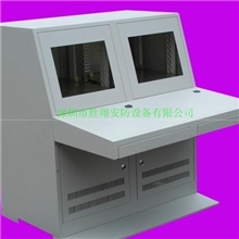 四川两联19寸监控中心操作台德阳琴式控制台图片标准操作台价格