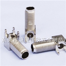 东莞现货【锌材90度F头】同轴连接器