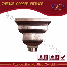 供应天沟雨水斗紫铜雨水斗天沟落水系统天沟配件厂家直销