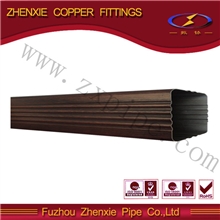 供应落水彩铝天沟彩铝方管彩铝落水管天沟落水系统振协制造