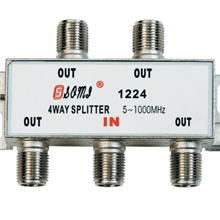 生产室内分支分配器，4路分配器，4waysplitter，欧洲型