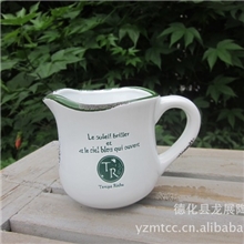 ZAKKA杂货陶瓷水壶迷你花盆绿色小盆栽224