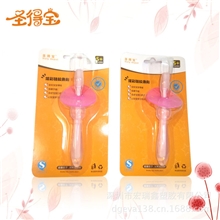 厂家专业生产可定制安全全硅胶公仔牙刷宝宝专用健康牙刷