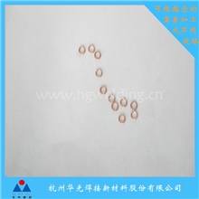 铜磷钎料HL201焊料可加工定制不同规格的焊环预成型焊环