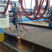坡口切割机，三割炬数控直条切割机