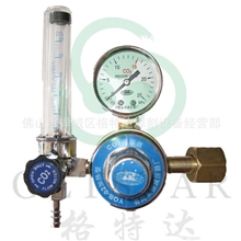 二氧化碳减压器宁波足牌YQB-02CO2减压器二氧化碳表全铜