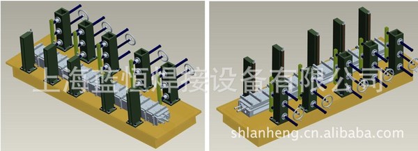 泵车组对工装、腹板组对泵车夹具、生产厂家、厂家直销，焊接设备