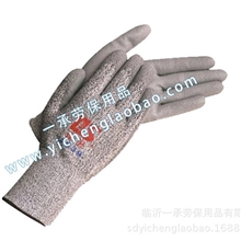 登升#639品质的高强聚乙烯纤维（防弹衣材料）浸PU防切割手套