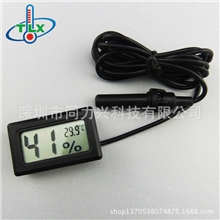广东深圳LCD显示带线车载冰箱嵌入式电子数显温湿度计生产厂家