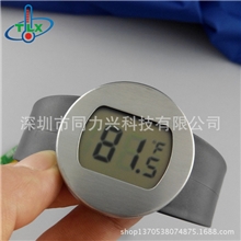 广东深圳红酒葡萄酒香槟酒具礼盒圆形电子数显温度计生产厂家
