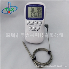 广东深圳带探针电子数显食品肉类加工烧烤炉土壤温度计生产厂家