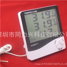 广东深圳LCD大屏工业壁挂式时钟室内外电子数显温湿度计生产厂家