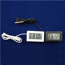 广东深圳LCD显示ABS材质水族冰箱嵌入式电子数显温度计生产厂家