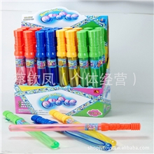 夏天热销玩具儿童泡泡水户外玩具七彩泡泡棒供应大号38CM泡泡棒