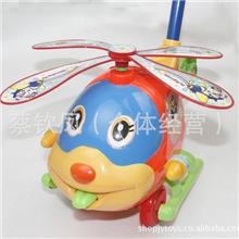 新款儿童塑料玩具NOJY915826推拉飞机推拉玩具