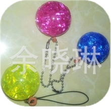水晶球拼图，crystalfootball，水晶工艺品，益智钥匙扣