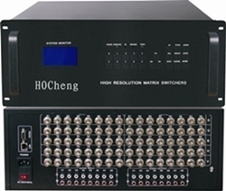 24进24出中控矩阵主机|视频会议矩阵切换器|音视频同步切换矩阵