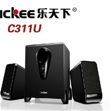 乐天下C311U笔记本电脑音响多媒体2.1音箱低音炮高品质音箱