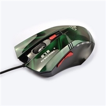 JM-826游戏鼠标加重三档6D按键USB有线鼠标炫酷背光鼠标