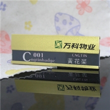 胸牌定做胸牌制作金属铝合金胸牌插纸胸牌别针插纸式