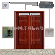 磁力锁双门门禁套装防盗门禁系统木门门禁刷卡门禁全套