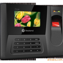 厂家直销真地指纹彩屏考勤机可刷ID卡可U盘下载T9输入法