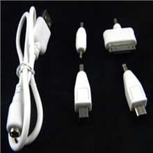 移动电源万能转接头充电宝手机多功能转换头4合1USB连接线数据线