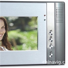 7寸彩色高清可视对讲/24首和弦彩铃/OSD菜单显示/免打扰