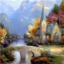 diy数字油画厂家批发338异域风情40*50