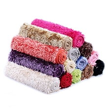 雪尼尔亮光天丝客厅地毯茶几垫超柔纯色卧室地毯可定制