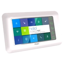 即将上市安卓智能超薄液晶触摸屏报警器APP全触摸IP报警主机