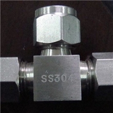 厂价批发及订做201、304不锈钢卡套快拧三通及各种丝口接头