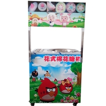 JW-13豪华移动型花式棉花糖机艺术棉花糖机器花样商用批发