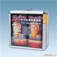 供应消防过滤式自救呼吸器（铝合金箱两只装）火灾逃生面罩XHZLC