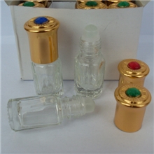 厂家直销批发供应3ML玻璃滚珠瓶八角瓶走珠瓶